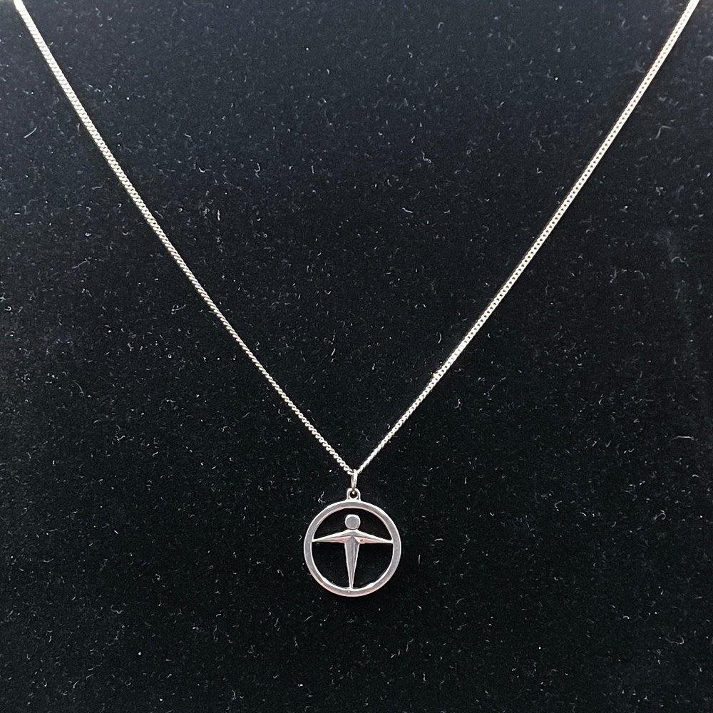 Tiffany & Co. Sterling Silver Manpower Necklace